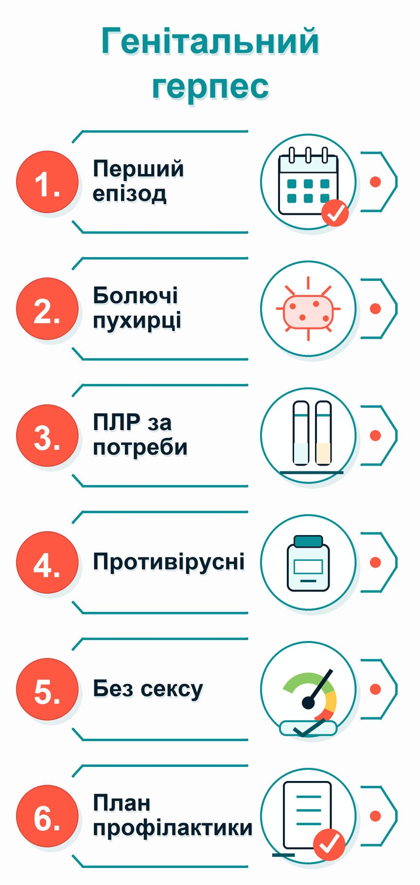 Інфографіка: Генітальний герпес: що робити